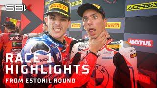 HIGHLIGHTS from Race 1 at Estoril  | 2024 #EstorilWorldSBK 