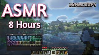 ASMR Gaming | MINECRAFT SURVIVAL 8 HOURS FOR SLEEP | Keyboard/Mouse Sounds