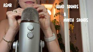 ASMR | 25 minutes of fast hand sounds + mouth sounds | (lotion, nails, cupped mouth sounds)