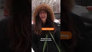 Washingtonians frolic in second snowfall in a week | REUTERS #shorts