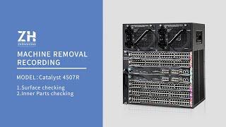 Cisco Catalyst 4507R Disassemble and Clean