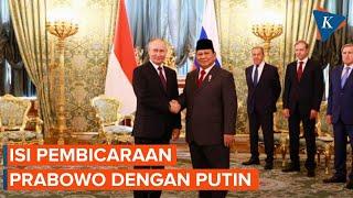 [FULL] Isi Pembicaraan Prabowo dengan Presiden Rusia Vladimir Putin