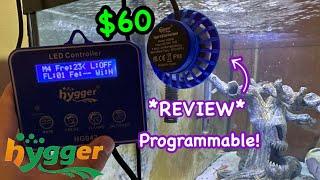 The BEST $60 Programmable Wave Maker for your Fish Tank! Hygger 042 Review