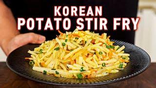 This 15 Minute Korean-Style Potato Stir-Fry Will Change Your LIFE! l Gamja Bokkeum