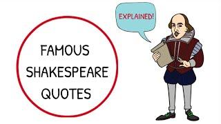 Top 10 Famous Quotes by William Shakespeare - Explained in English