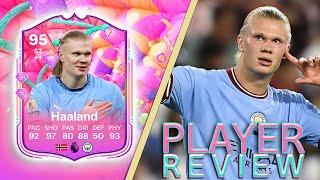 5⭐5⭐ 95 FUT Birthday ERLING HAALAND Player Review | FC 25 Ultimate Team