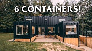 Massive 6 unit Shipping Container Home Airbnb // Woodside Container Full Tour!