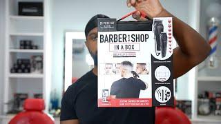 The Ultimate Self Hair Cutting Kit l Official Unboxing Of Barber Shop In A Box l Self Cut System