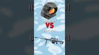 RED DOT VS. BARRETT .50 CAL #shorts #ytshorts #fyp #pewpew #shortsvideo #barrett #zerotech