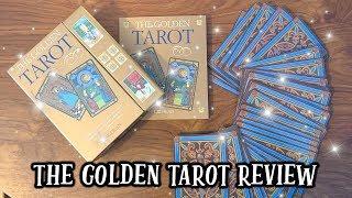 THE GOLDEN TAROT CARDS  HONEST REVIEW & DECK FLIP THROUGH