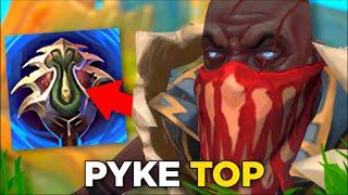 Pyke TOP biega po całej mapie w League of Legends