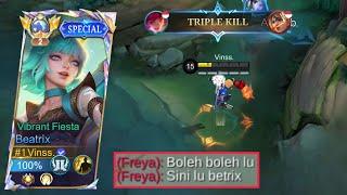 BRO FREYA MENGIRA KUAT SOLO LANING LAWAN BEATRIX! GW KASIH TRICKNYA!