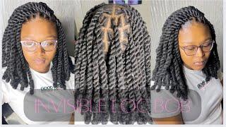 Invisible Locs / Invisible Loc Knot Bob / Loc Knots