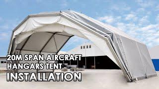 Liri Tent 20m Span Aircraft Hangars Tent, Helicopter Hangar Tent and Warehouse Tent Storage tent