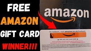 Free Amazon gift cards giveaways | How to get free amazon gift cards 2024