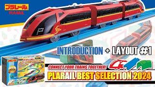 【PLARAIL】Best Selection Set 2024 ver. - Unboxing + Layout 1