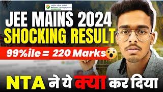 JEE Mains 2024 Result out | Most Shocking Marks Vs Percentile April Attempt | Cutoffs Category wise