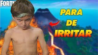 COMO IRRITAR UM JOGADOR DE FORTNITE - TROLLEI O MEU IRMÃO MAIS NOVO