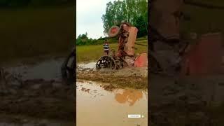 Mahindra Tractors Mud struck  Tractor driving very dangerousONLY TRACTOR LOVER 