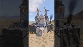 I BUILT A TRIPLE BUNKER SOLO BASE IN RUST  #rust #rustbase #rustbasedesign #rustclips #rustgame
