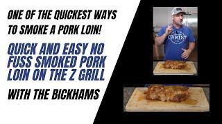 Quick and Easy Smoked Pork Loin on a Pellet Grill | Juicy Pork on the Grill