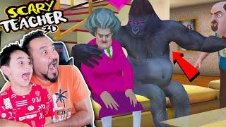 KIZGIN ÖĞRETMENE GORİL AŞIK OLDU! | SCARY TEACHER 3D OYNUYORUZ!