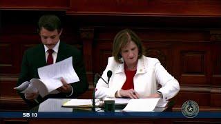 Ten Commandments bill exchange between Rep. Talarico and Rep. Noble