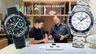 Dátum nélküli Omega SEAMASTER búvár & Planet Ocean kronográf hajózásra I Őszintén: Órákról