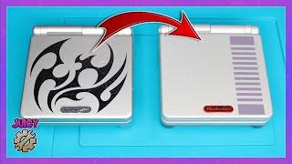 How to replace Gameboy Advance SP Shell in UNDER 10 minutes - Shell Swap