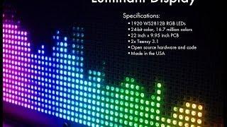 Luminant Display: A Stunning, Ultra Bright & Dense, RGB LED Display