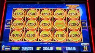 GRAND JACKPOT caught live!! Must see $98,805.51 395x win!! $250 max bet bonus on Dragon Cash!!