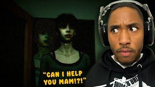 this CREEPY WOMAN CAME INSIDE MY BOB TEASHOP! [3 Horror Games]