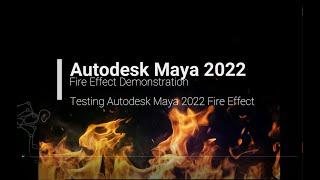 Autodesk MAYA FIRE EFFECT