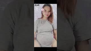 Bumil Cantik Live Spill Perut