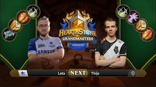 Leta vs Thijs | 2021 Hearthstone Grandmasters Europe | Semifinal | Season 1 | Week 1