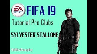 Tutorial face Sylvester Stallone Pro clubs fifa 19