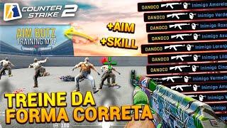 TREINE MELHOR no CS2 - DICAS PARA MELHORAR SUA MIRA E MOVIMENTAÇÃO NO AIMBOTZ DO CS2