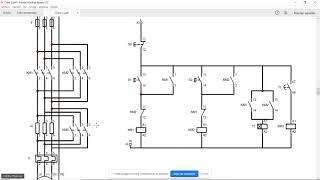 Three-phase motor rotation inverter. Simulation in Cade Simu.