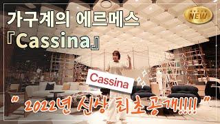 가구계의 에르메스  「 Cassina 」 2022년 신상 최초공개  신세계백화점 강남점 현장 급습  까시나/가구/혼수/지드래곤/스티브잡스/Vlog/인테리어/명품/이태리가구