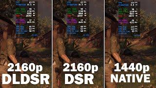 NVIDIA DLDSR 2.25x (4K) vs DSR 4.00x (4K) vs Native (1440p) | RTX 3080 | r7 5800x