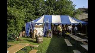 Lagerleben am Fünfknopfturm zum Tänzelfest Kaufbeuren 2013, Teil 1