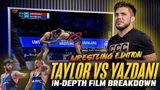 FILM BREAKDOWN: Wrestling Edition | David Taylor vs Hassan Yazdani