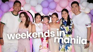 JULIANNA'S 2ND BIRTHDAY I Pottery Class + GRWM + Weekends in Manila