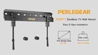 Step-By-Step Installation Guide for Perlegear PGMT7 Studless TV Wall Mount