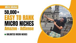 50k Niches List , Easy To Find Micro Niches | Niche Research Secrets