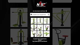 Outdoor fitness equipment | Outdoor exercise equipment | #shorts #gymlover