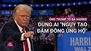 Bị ông Trump tố dùng AI "ngụy tạo đám đông ủng hộ", bà Harris "phản pháo" ra sao? | VTC Now