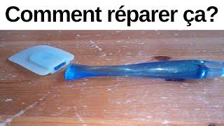 Comment réparer une maryse dont le manche en plastique a cassé (spatule en silicone)