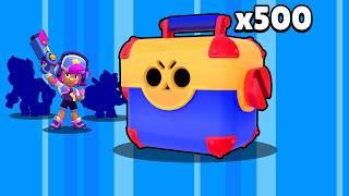 EXCLU! j'ouvre 500 NOUVELLES MÉGA BOÎTE = pack opening BRAWL STARS 40 000 Gemmes de la MISE à JOUR!