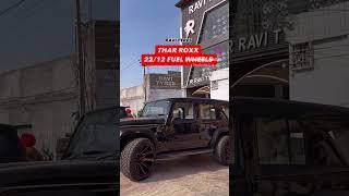 thar ROXX 22"inch fuel alloys wheels || thar ROXX modified || modified thar 5 door || #shorts#thar